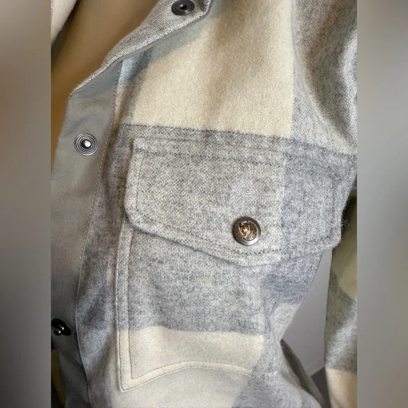 Fjällräven Canada Shirt Flannel Gray/White - Picture 5 of 7